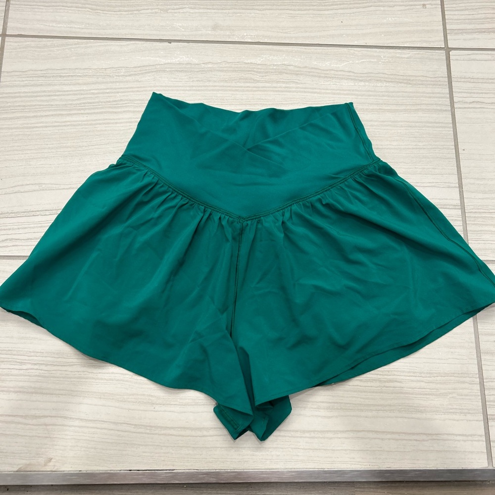 Aerie crossover flowy shorts